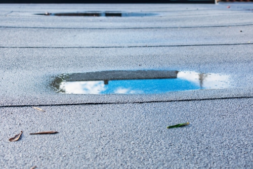 rainwater ponding on flat roof rainwater ponding on flat roof